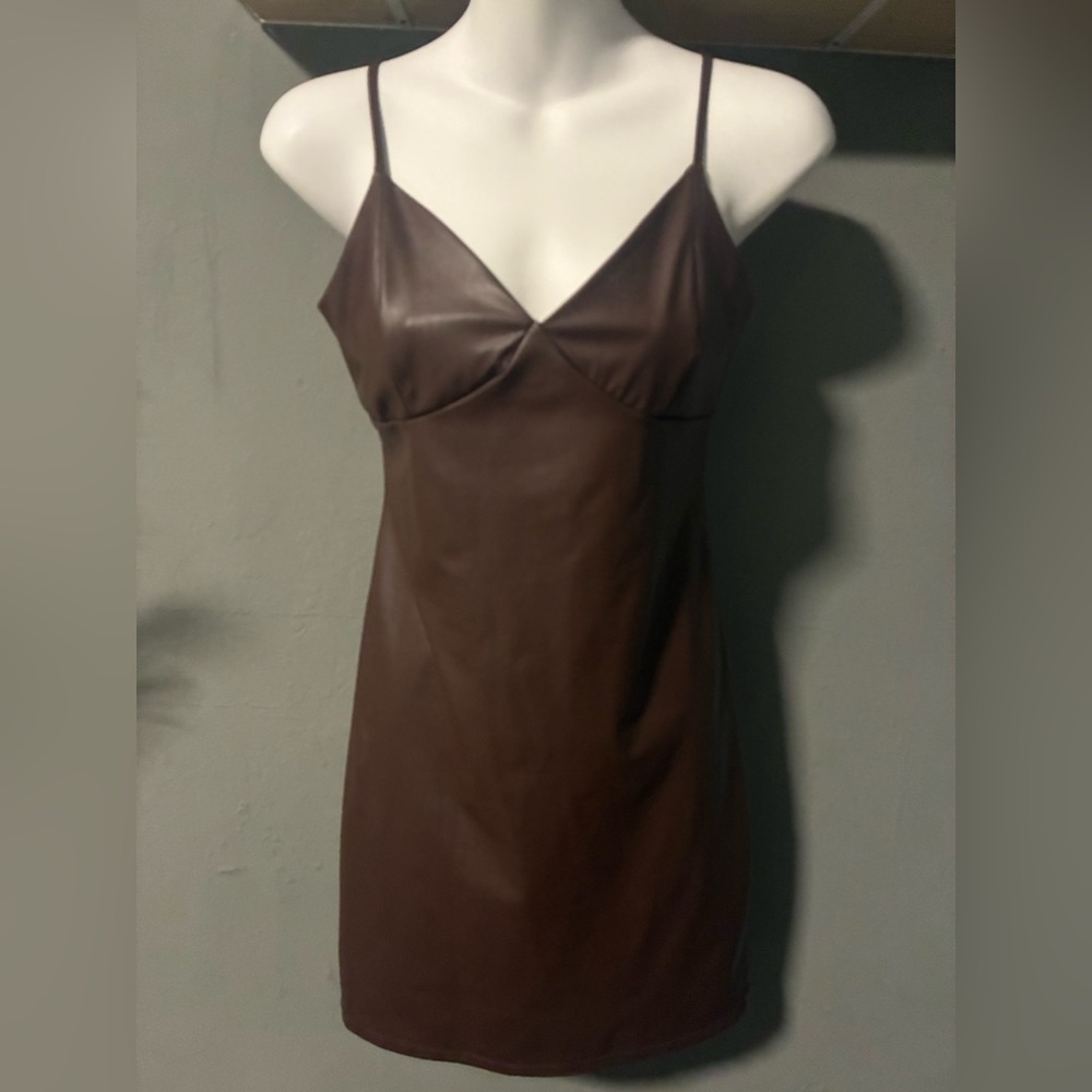 Ambiance Chocolate Brown Dress size M